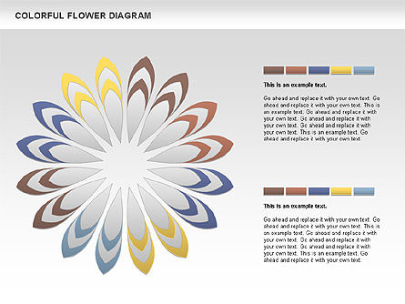 Flor colorida, Diapositiva 6, 01041, Modelos de negocios — PoweredTemplate.com