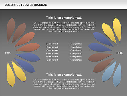 Flor colorida, Diapositiva 9, 01041, Modelos de negocios — PoweredTemplate.com