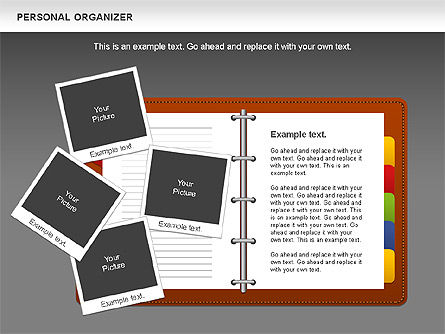 Organisateur personnel, Diapositive 13, 01048, Formes — PoweredTemplate.com