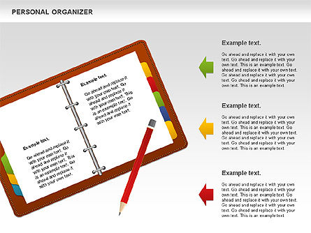 Organisateur personnel, Diapositive 7, 01048, Formes — PoweredTemplate.com