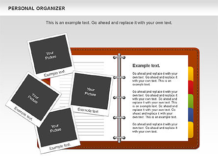 Organizer Pribadi, Slide 8, 01048, Bentuk — PoweredTemplate.com