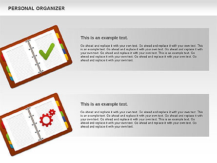 Organisateur personnel, Diapositive 9, 01048, Formes — PoweredTemplate.com