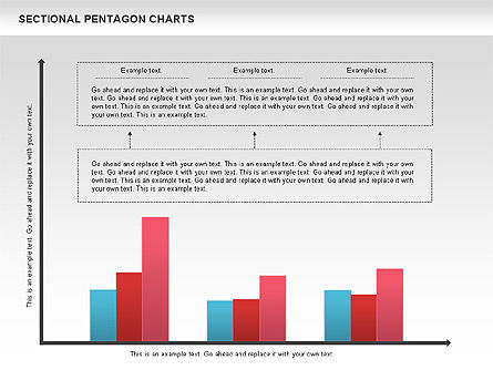 Sectional Hexagon Chart, Slide 10, 01054, Business Models — PoweredTemplate.com