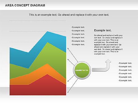 Area conceito diagrama (dados-driven), Deslizar 8, 01055, Modelos de Negócio — PoweredTemplate.com