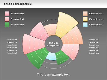 Poolgebied diagram, Dia 18, 01056, Cirkeldiagram — PoweredTemplate.com