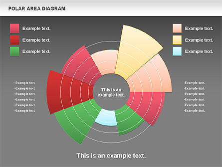 Poolgebied diagram, Dia 20, 01056, Cirkeldiagram — PoweredTemplate.com