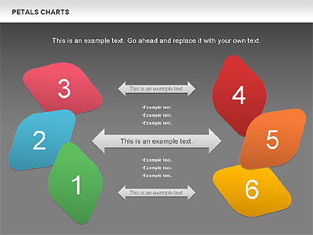 Petal Stages Diagram, Slide 15, 01059, Stage Diagrams — PoweredTemplate.com