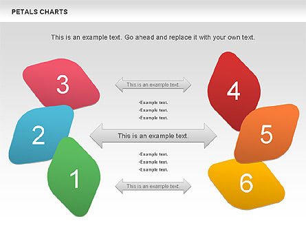 Diagrama de Etapas de Pétalos, Diapositiva 3, 01059, Diagramas de la etapa — PoweredTemplate.com