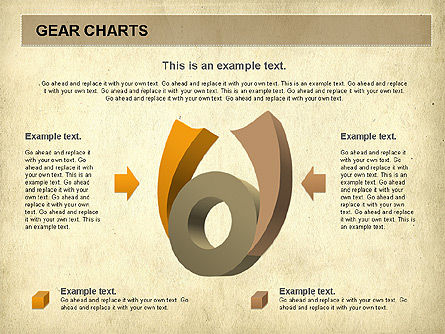 Gears Chart, Slide 10, 01060, Stage Diagrams — PoweredTemplate.com