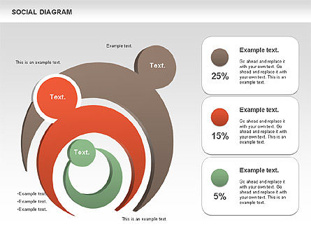 Social diagrama, Deslizar 2, 01061, Diagramas de Etapas — PoweredTemplate.com