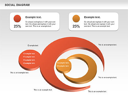 Schema sociale, Slide 3, 01061, Diagrammi Palco — PoweredTemplate.com