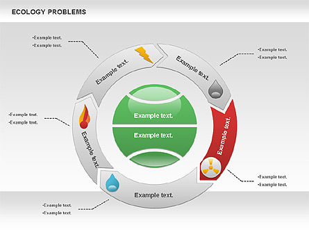 Ecology Problems Diagram, Slide 11, 01062, Business Models — PoweredTemplate.com