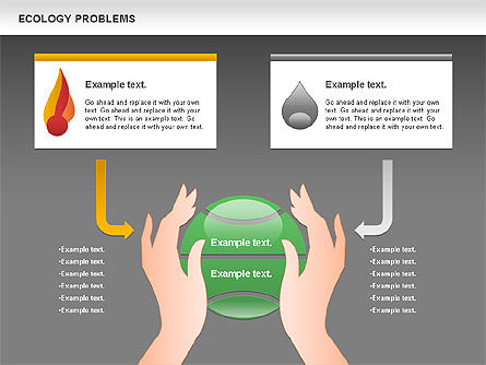 Ecology Problems Diagram, Slide 14, 01062, Business Models — PoweredTemplate.com