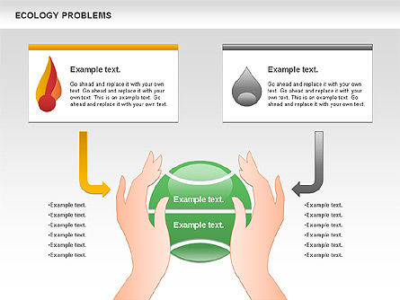 Ecology Problems Diagram, Slide 3, 01062, Business Models — PoweredTemplate.com