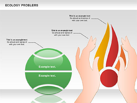Ecology Problems Diagram, Slide 4, 01062, Business Models — PoweredTemplate.com