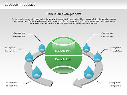 Ecology Problems Diagram, Slide 7, 01062, Business Models — PoweredTemplate.com