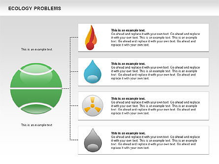 Ecology Problems Diagram, Slide 9, 01062, Business Models — PoweredTemplate.com