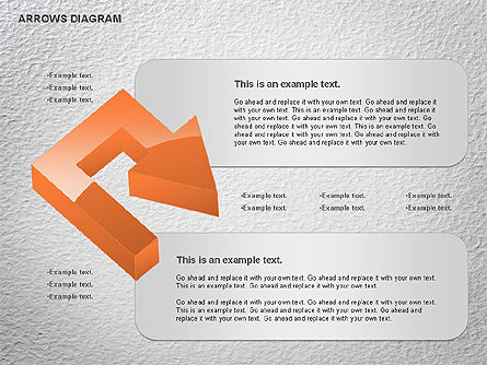 Diagramma frecce, Slide 13, 01064, Forme — PoweredTemplate.com