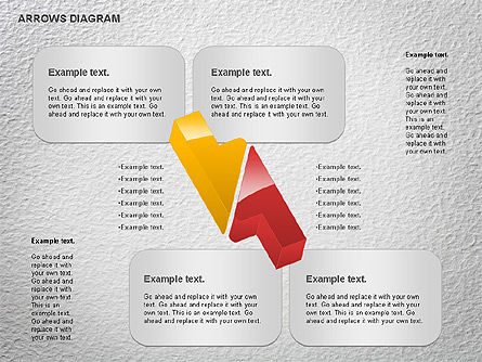 Diagramme des flèches, Diapositive 15, 01064, Formes — PoweredTemplate.com