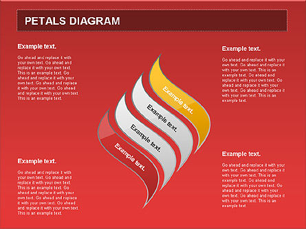 Free Petal Stages Chart, Slide 10, 01065, Stage Diagrams — PoweredTemplate.com