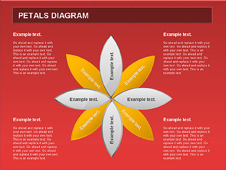 Free Petal Stages Chart, Slide 12, 01065, Stage Diagrams — PoweredTemplate.com