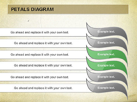 Free Petal Stages Chart, Slide 7, 01065, Stage Diagrams — PoweredTemplate.com