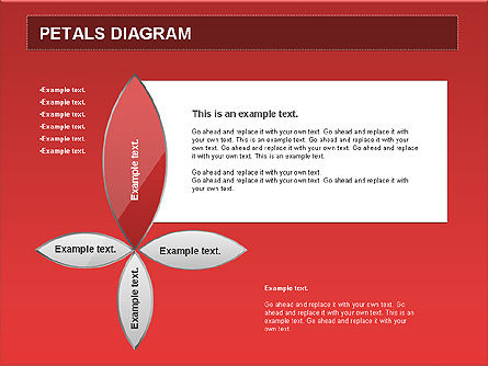 Cuadro de etapas de pétalos gratis, Diapositiva 9, 01065, Diagramas de la etapa — PoweredTemplate.com
