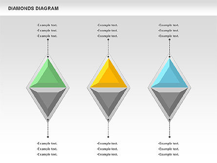 Transparante diamant diagram, Dia 10, 01066, Businessmodellen — PoweredTemplate.com
