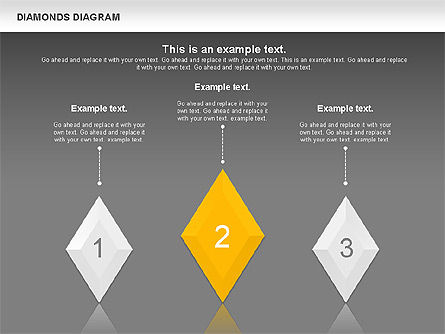 Transparante diamant diagram, Dia 15, 01066, Businessmodellen — PoweredTemplate.com