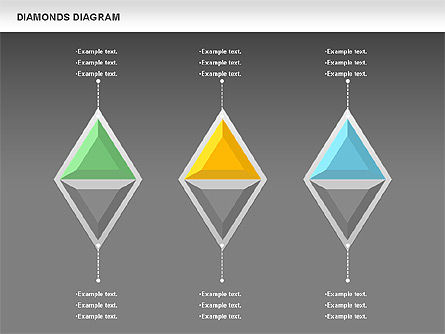 Transparente diamanten diagramm, Folie 16, 01066, Business Modelle — PoweredTemplate.com