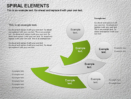 Tableau de processus en spirale, Diapositive 11, 01067, Schémas de procédés — PoweredTemplate.com