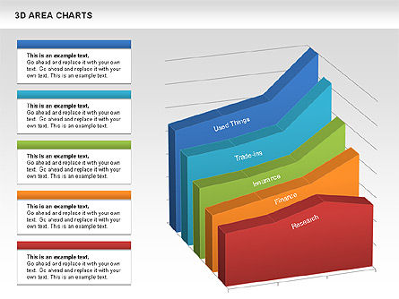 Graphique de zone 3d (piloté par données), Diapositive 11, 01069, Modèles commerciaux — PoweredTemplate.com