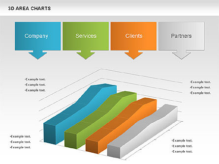 Gráfico de área 3D (controlado por datos), Diapositiva 7, 01069, Modelos de negocios — PoweredTemplate.com
