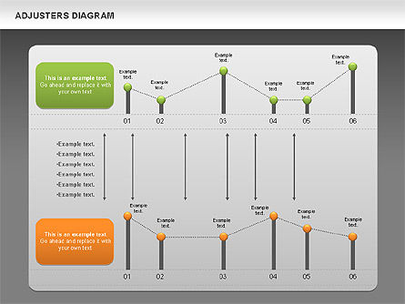 Diagram Penyesuai, Slide 12, 01070, Model Bisnis — PoweredTemplate.com