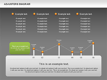Adjusters Diagram, Slide 13, 01070, Business Models — PoweredTemplate.com