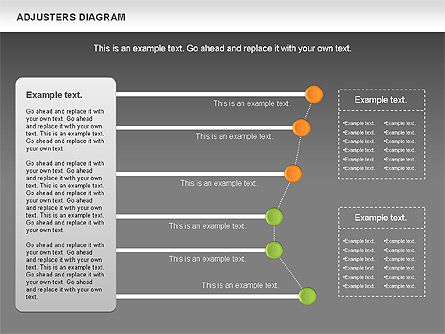 Diagrama de Ajustadores, Diapositiva 15, 01070, Modelos de negocios — PoweredTemplate.com