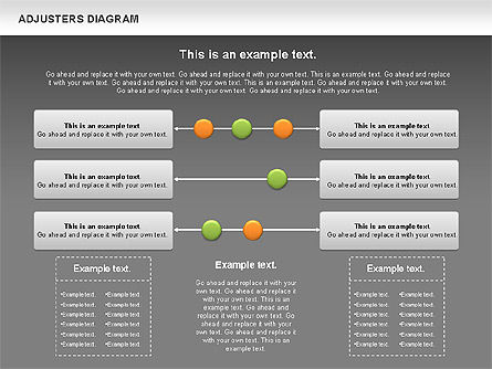 Adjusters Diagram, Slide 16, 01070, Business Models — PoweredTemplate.com