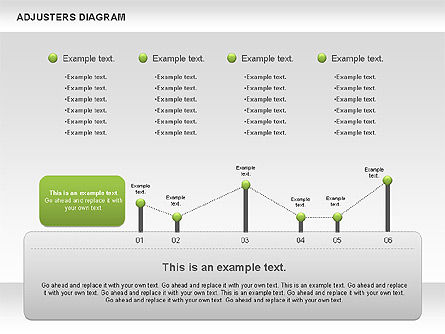 Adjusters Diagram, Slide 2, 01070, Business Models — PoweredTemplate.com