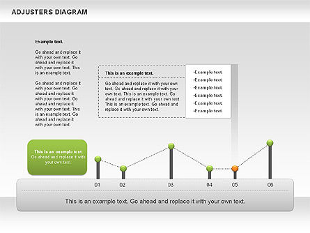 Adjusters Diagram, Slide 4, 01070, Business Models — PoweredTemplate.com