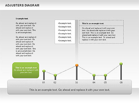Adjusters Diagram, Slide 5, 01070, Business Models — PoweredTemplate.com