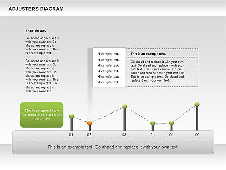 Diagramme des ajusteurs, Diapositive 6, 01070, Modèles commerciaux — PoweredTemplate.com