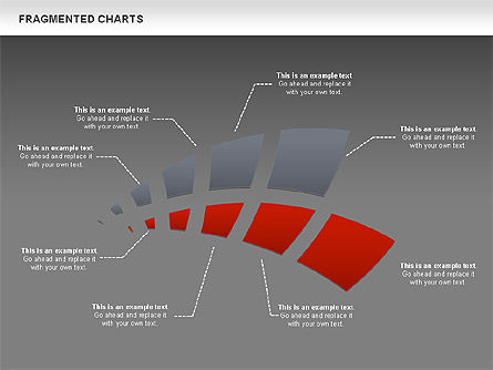 Diagrama de escenario fragmentado, Diapositiva 15, 01074, Diagramas de la etapa — PoweredTemplate.com