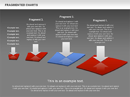 Diagrama de escenario fragmentado, Diapositiva 16, 01074, Diagramas de la etapa — PoweredTemplate.com