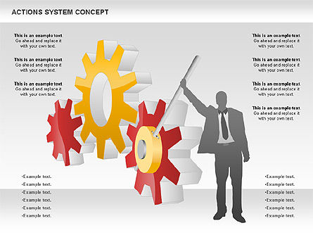 Draaipunt diagram, Gratis PowerPoint-sjabloon, 01075, Businessmodellen — PoweredTemplate.com