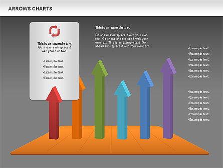 Diagrama de escenario con flechas, Diapositiva 12, 01077, Diagramas de la etapa — PoweredTemplate.com