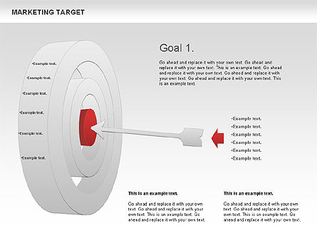 Target Pemasaran, Gratis Templat PowerPoint, 01079, Model Bisnis — PoweredTemplate.com