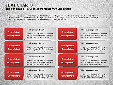 Text Boxes Chart, Slide 2, 01080, Text Boxes — PoweredTemplate.com