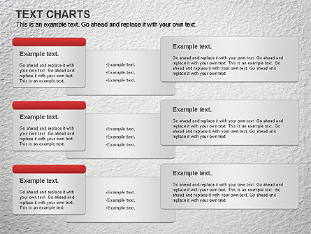 Text Boxes Chart, Slide 3, 01080, Text Boxes — PoweredTemplate.com