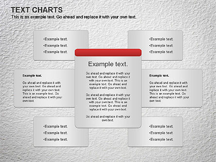 Text Boxes Chart, Slide 5, 01080, Text Boxes — PoweredTemplate.com