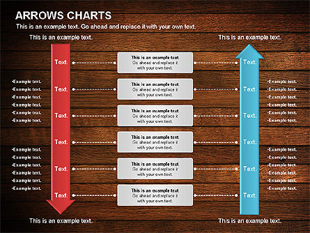 Diagramme de chronologie des flèches, Diapositive 10, 01088, Timelines & Calendars — PoweredTemplate.com